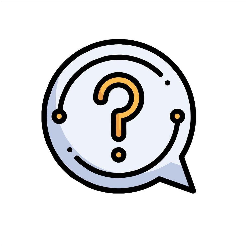 Question mark icon illustration vector