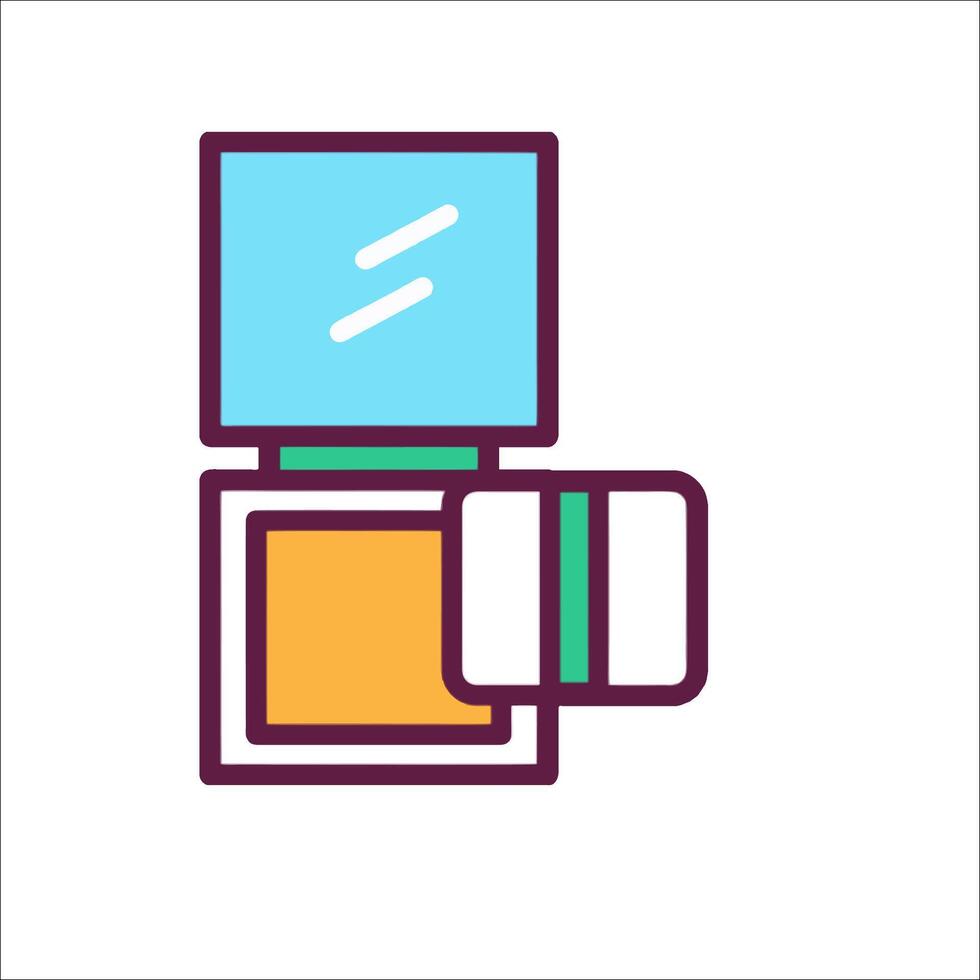 A flat icon of a bottle of perfume vector