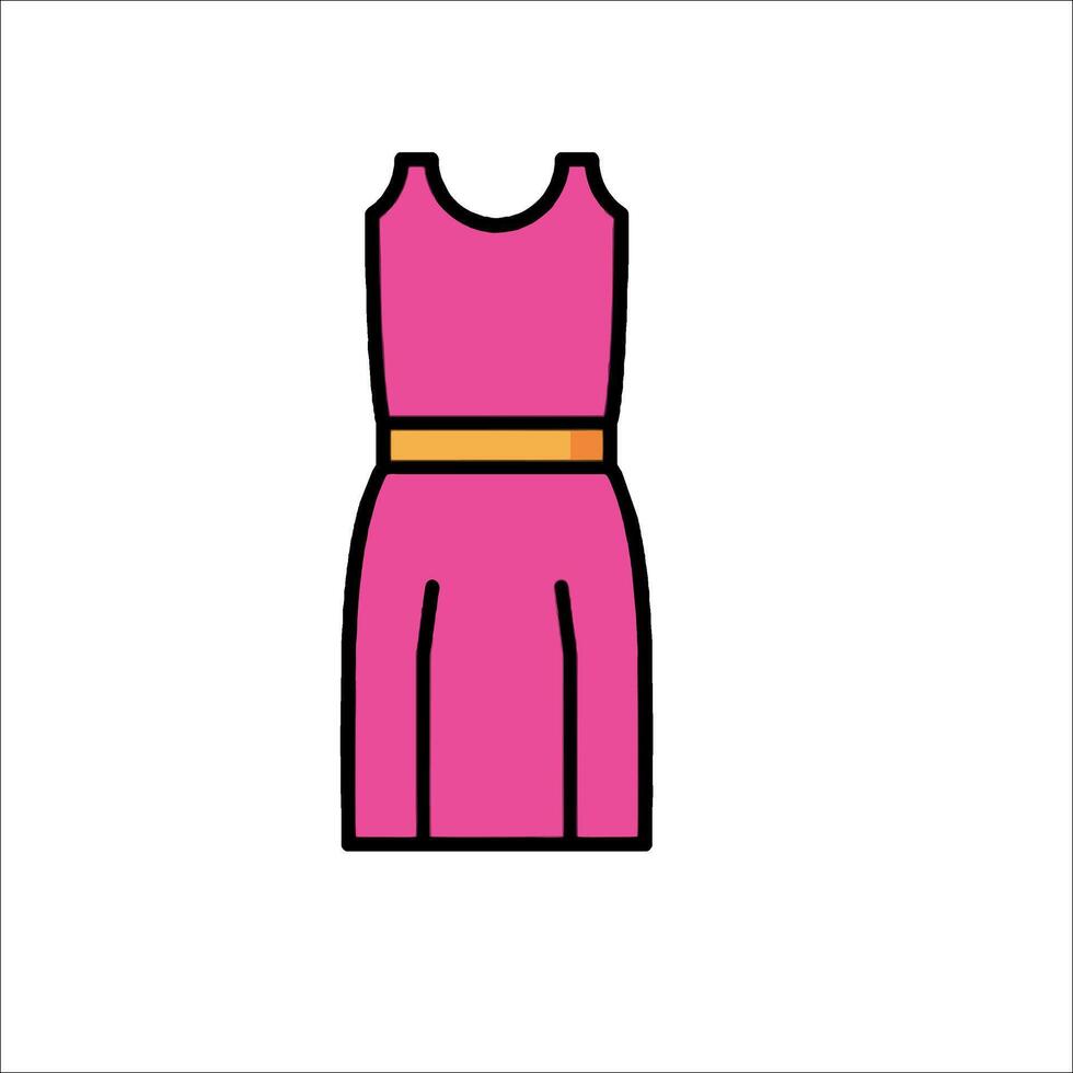 Dress icon illustration vector