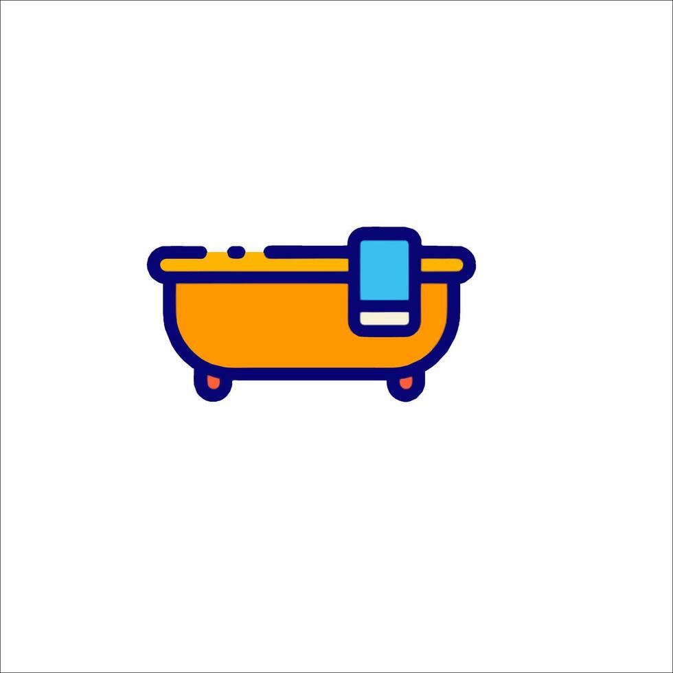 Bathroom icon illustration vector