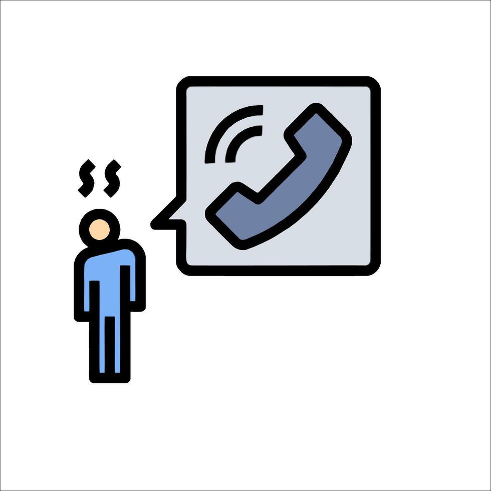 Call icon illustration vector