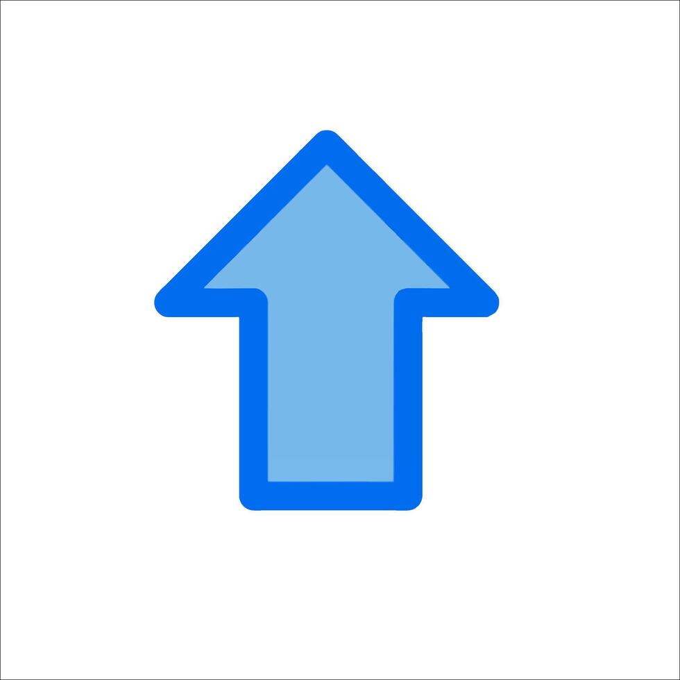 Up arrow icon vector