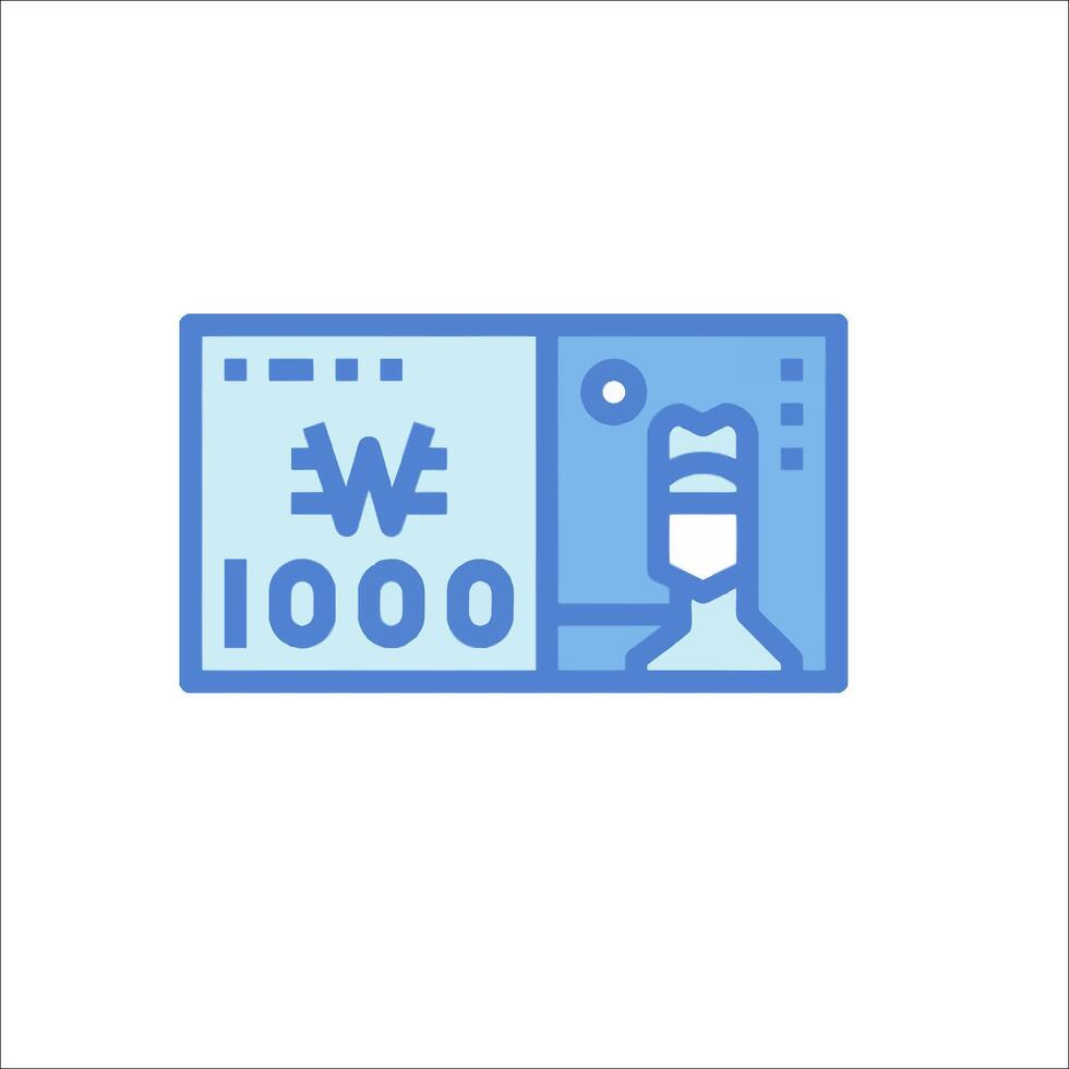 A blue icon of a person with a mask on their face vector