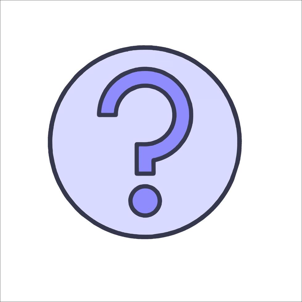 Question mark icon illustration vector