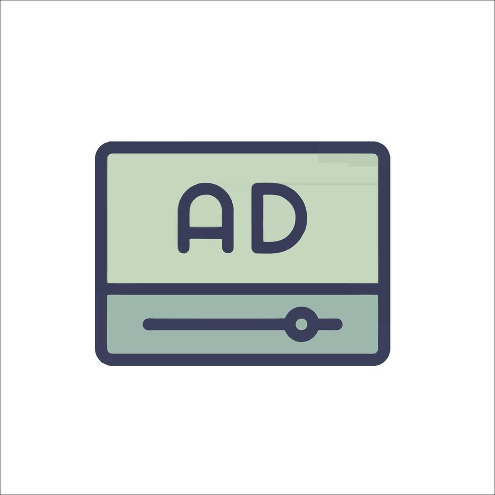An ad for an ad agency on a white background vector