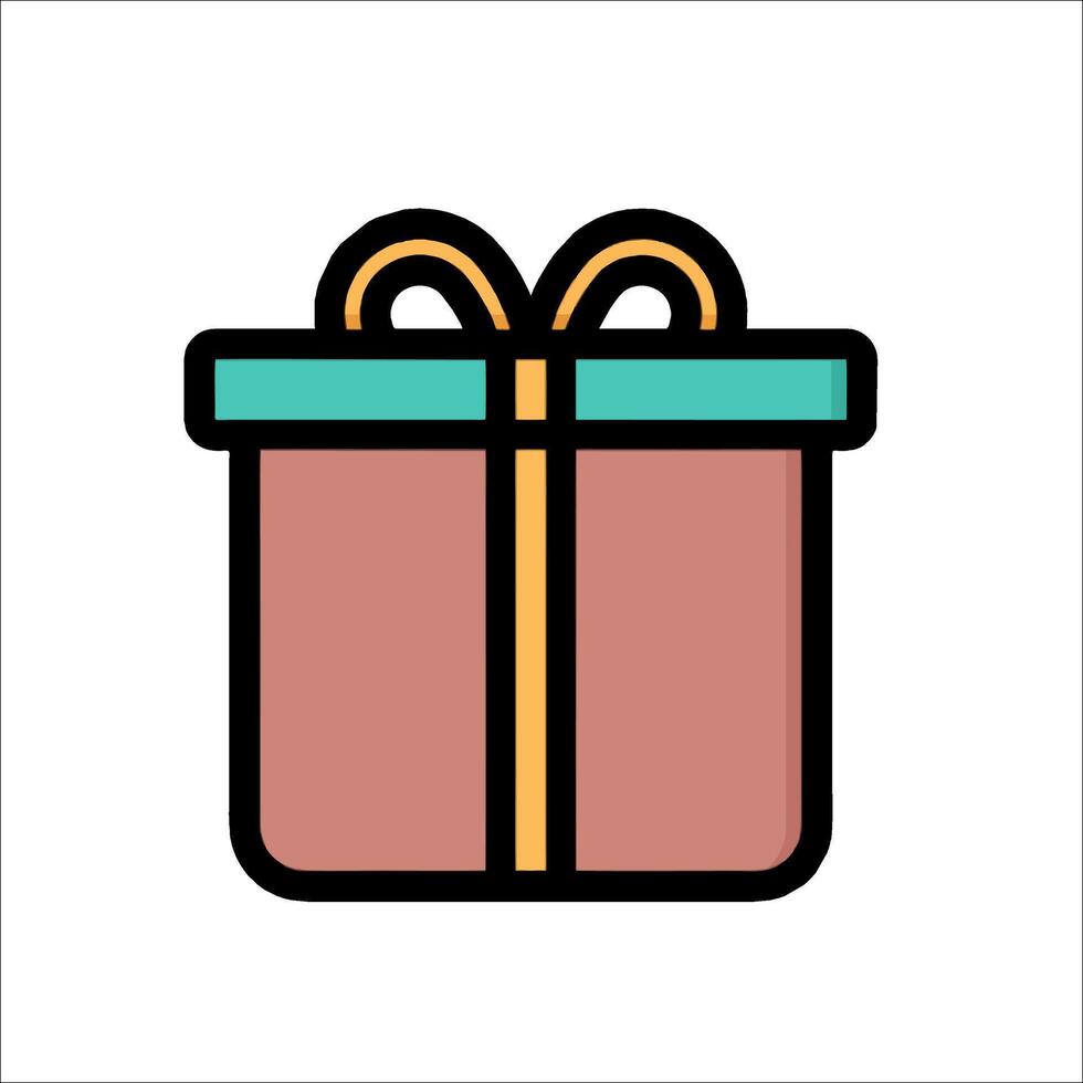 Gift icon illustration vector