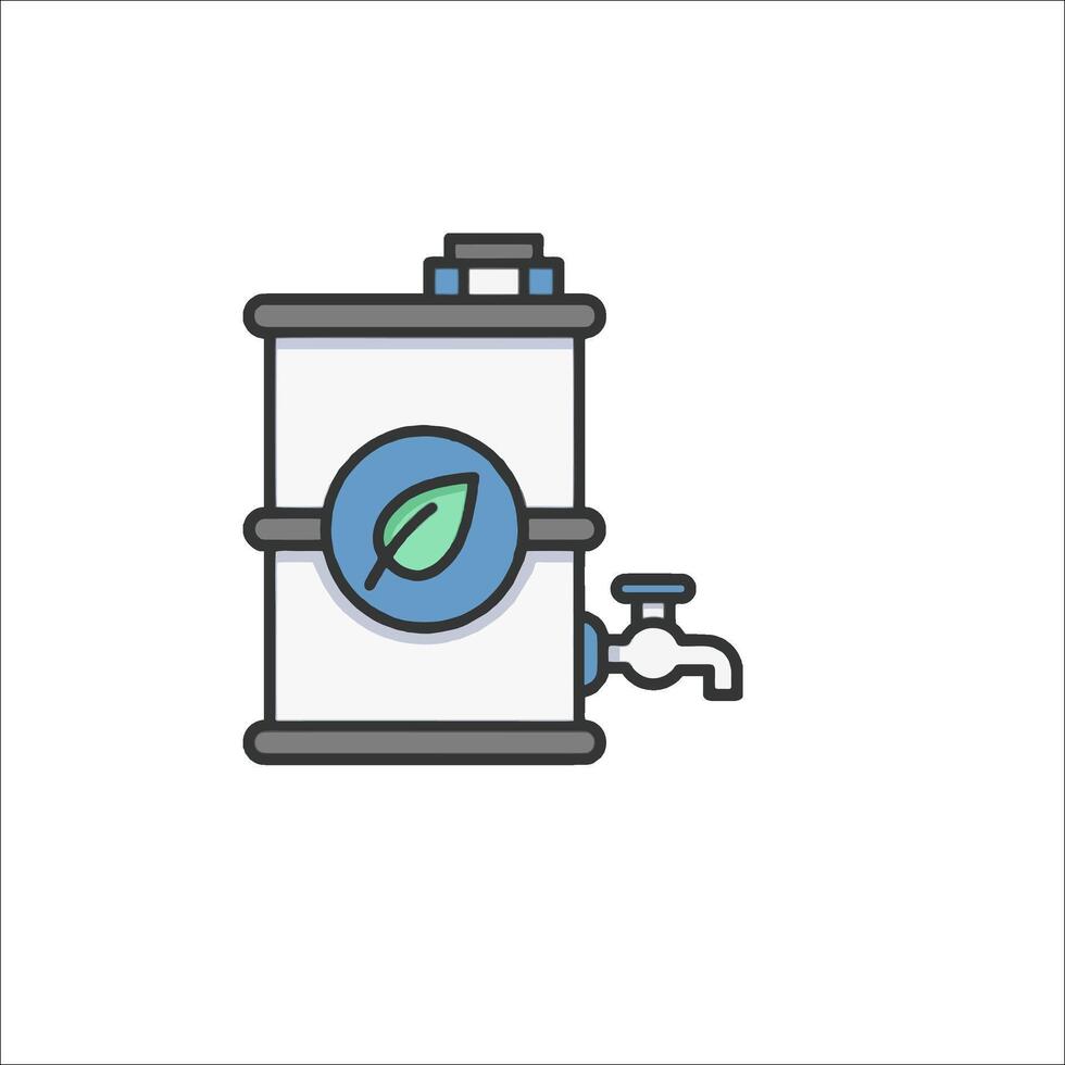 Water tank icon illustration vector