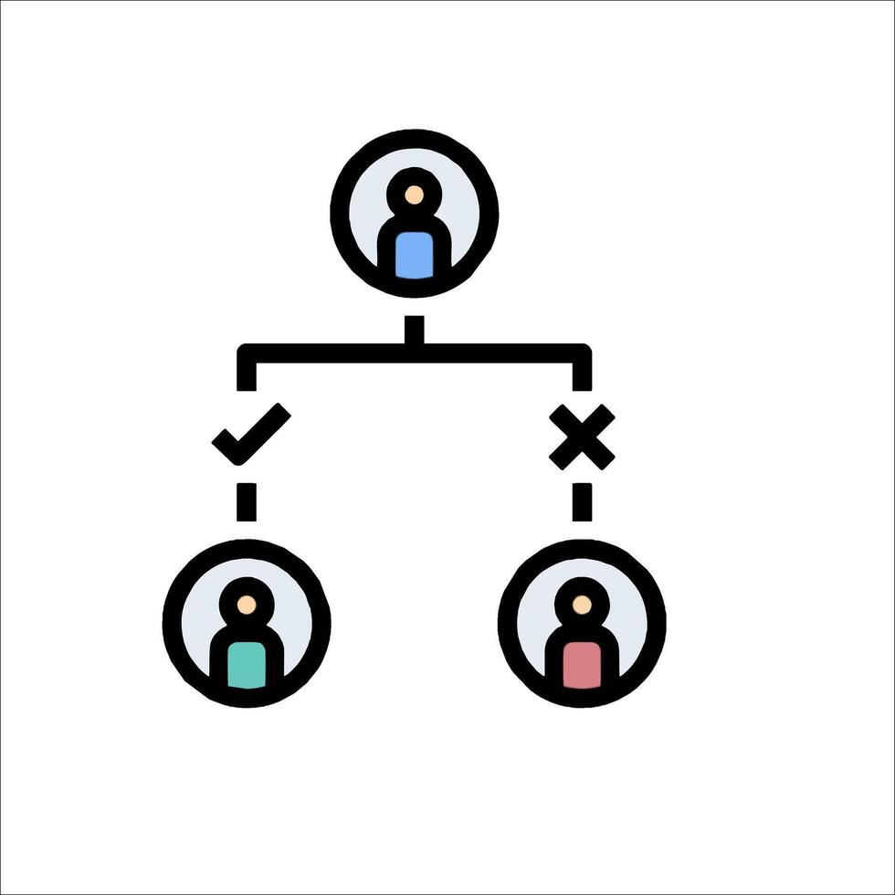 A group of people are connected to each other vector
