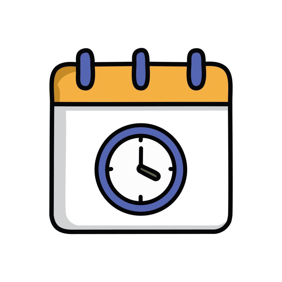calendar reminder isolated icon illustration vector