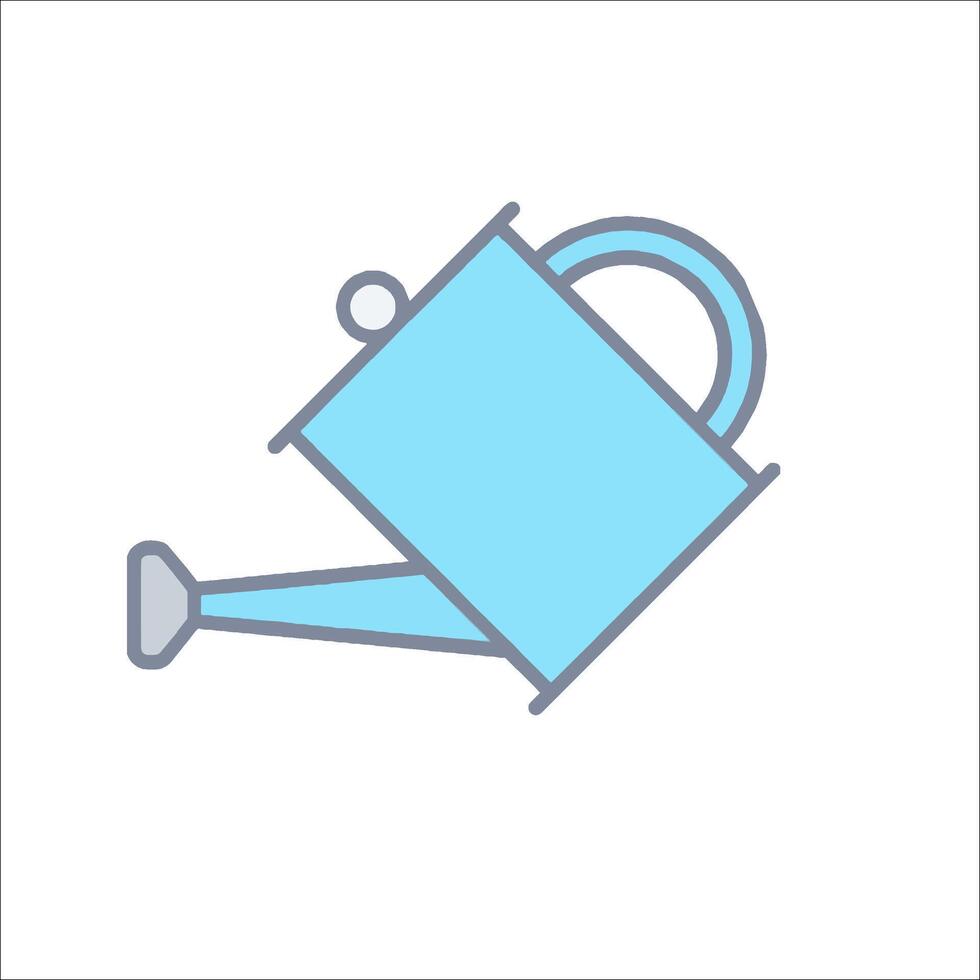 A watering can icon on a white background vector