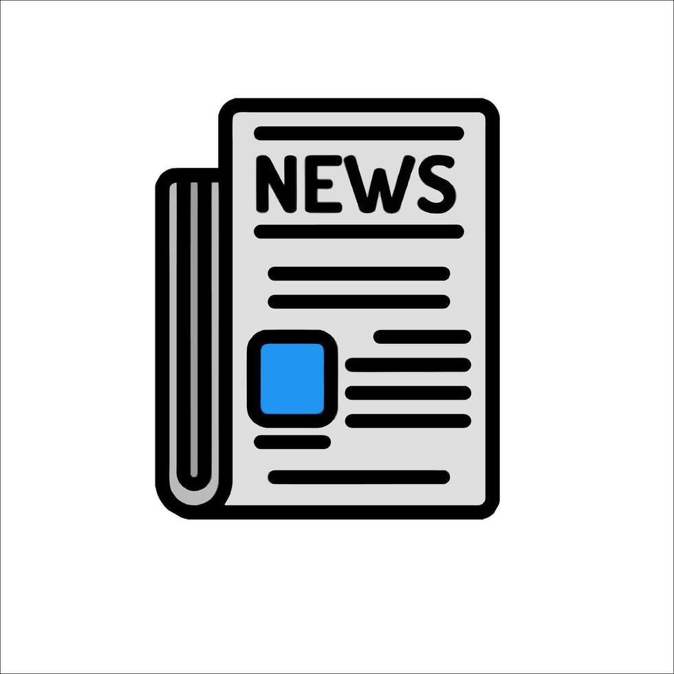 News icon illustration on white background vector