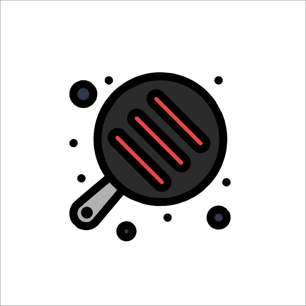 A grill icon on a white background vector