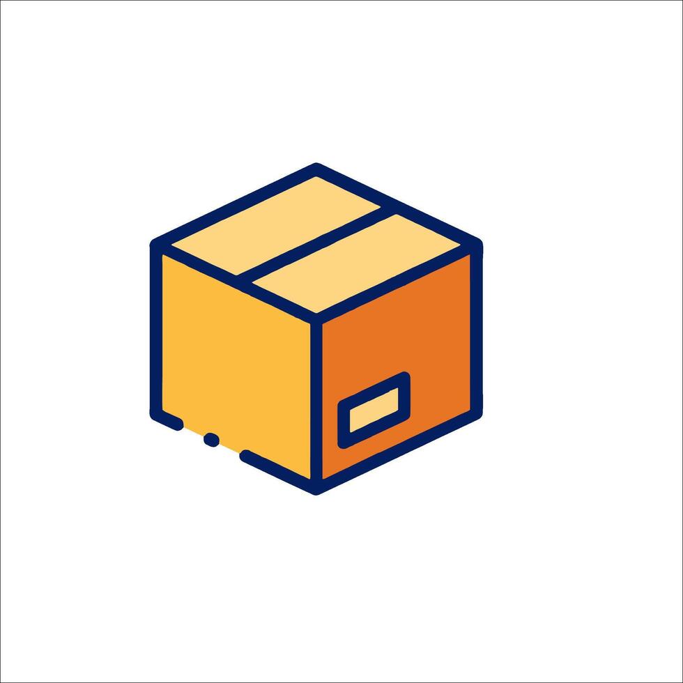 A box icon on a white background vector