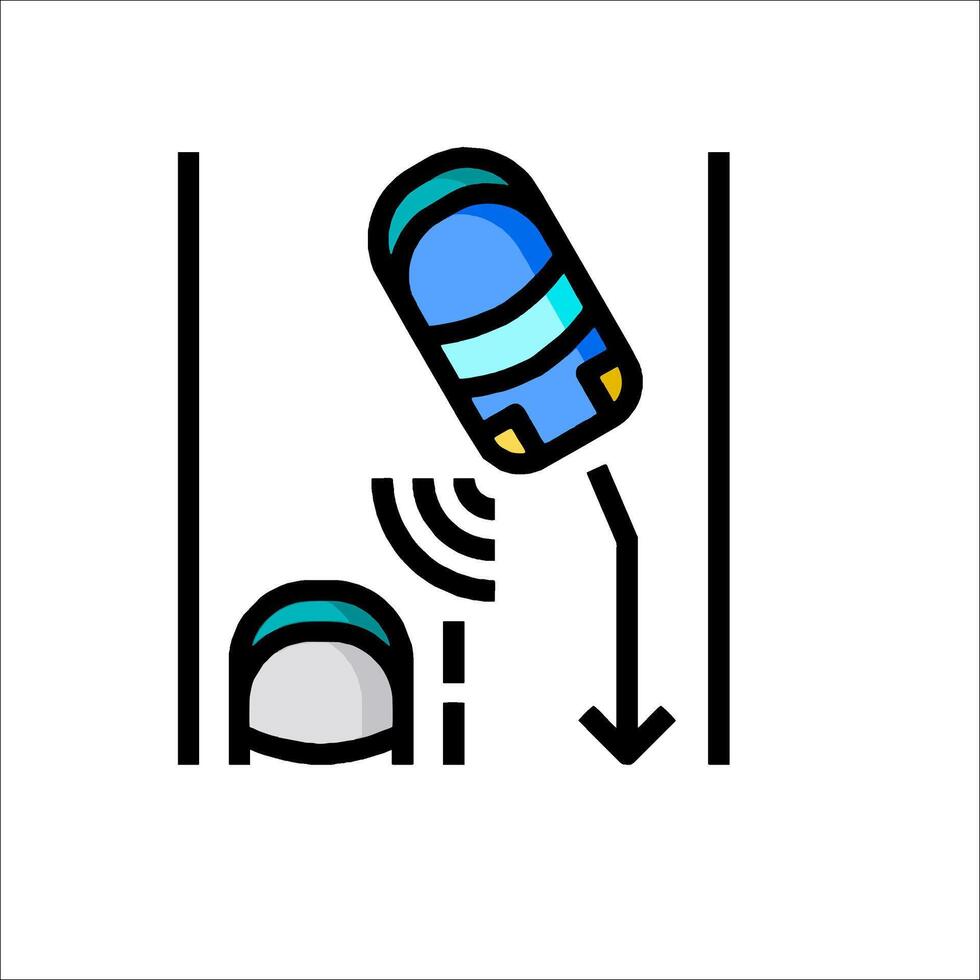 A car is being driven by a car that is connected to a car vector