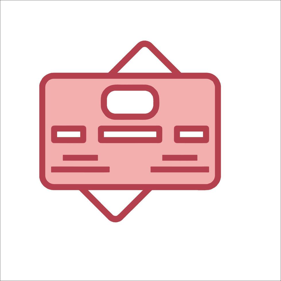 A credit card icon on a white background vector