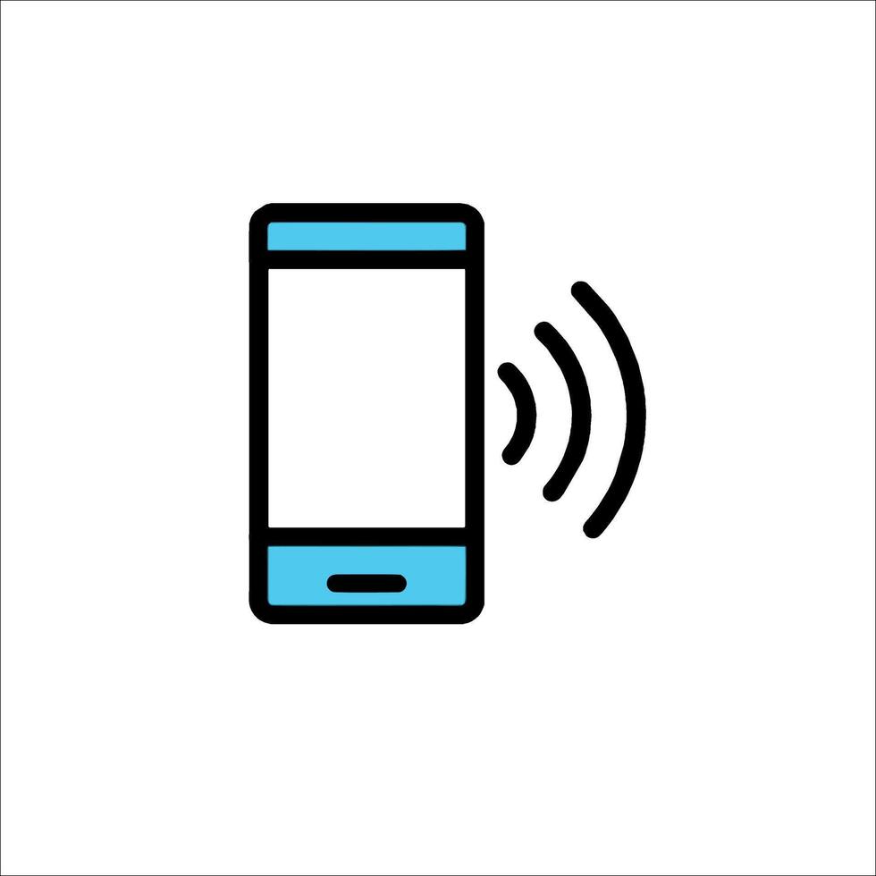 Mobile phone icon illustration vector