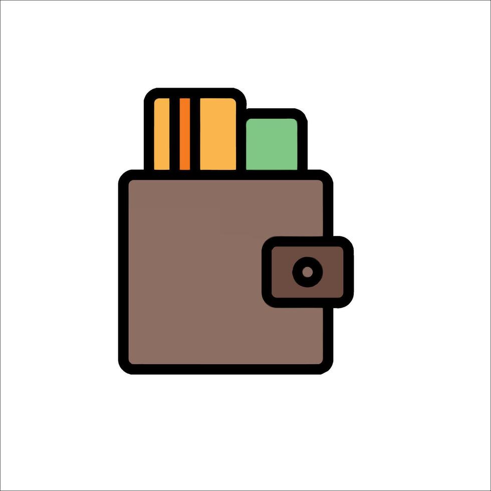 Wallet icon illustration vector