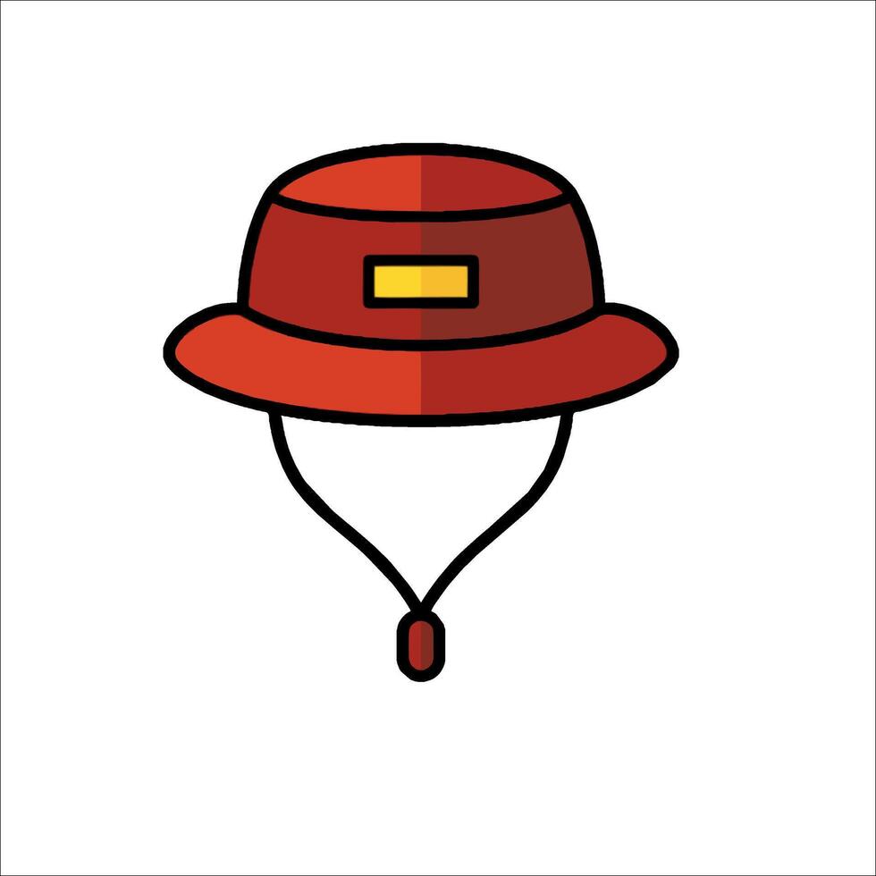 Red hat icon illustration vector