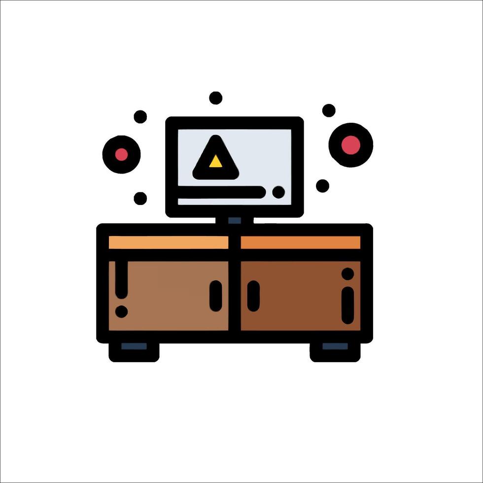 Computer monitor icon illustration vector