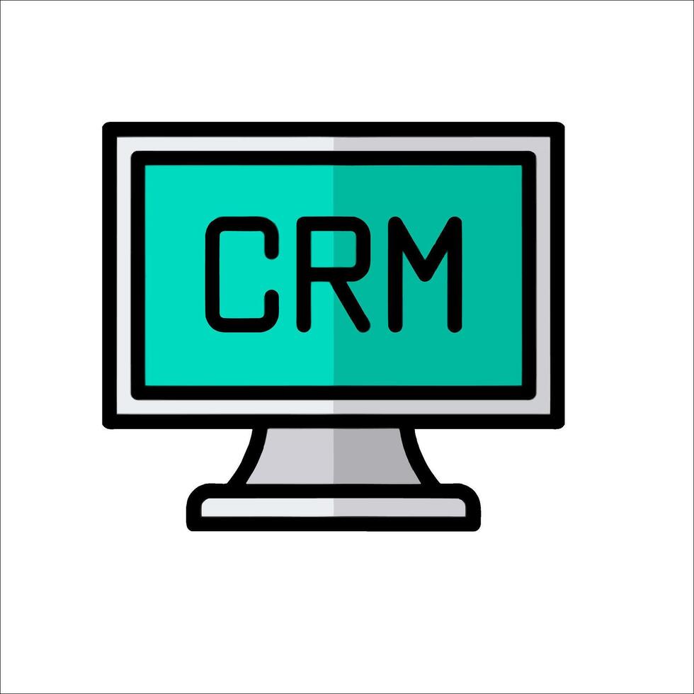 Crm software for small business vector