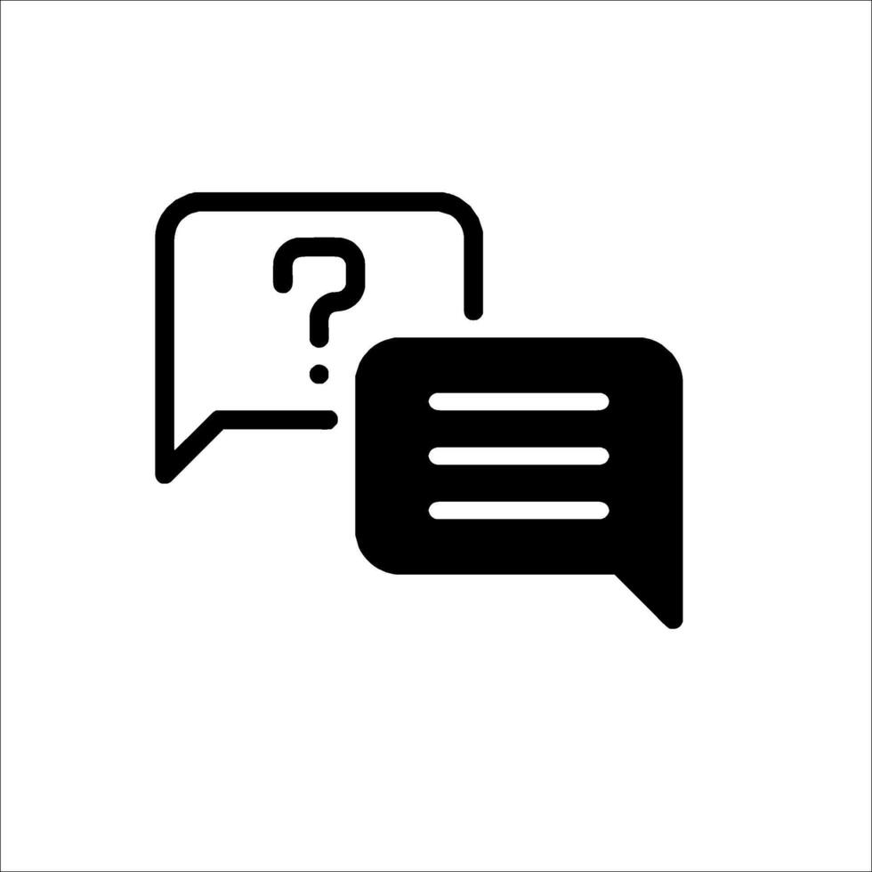 Question mark icon vector