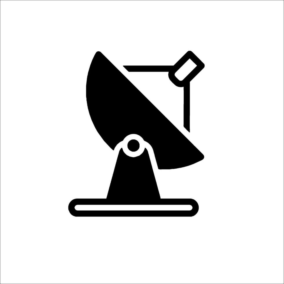 Satellite dish icon illustration vector