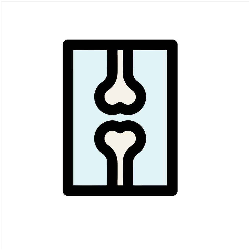 A bone and heart icon on a white background vector