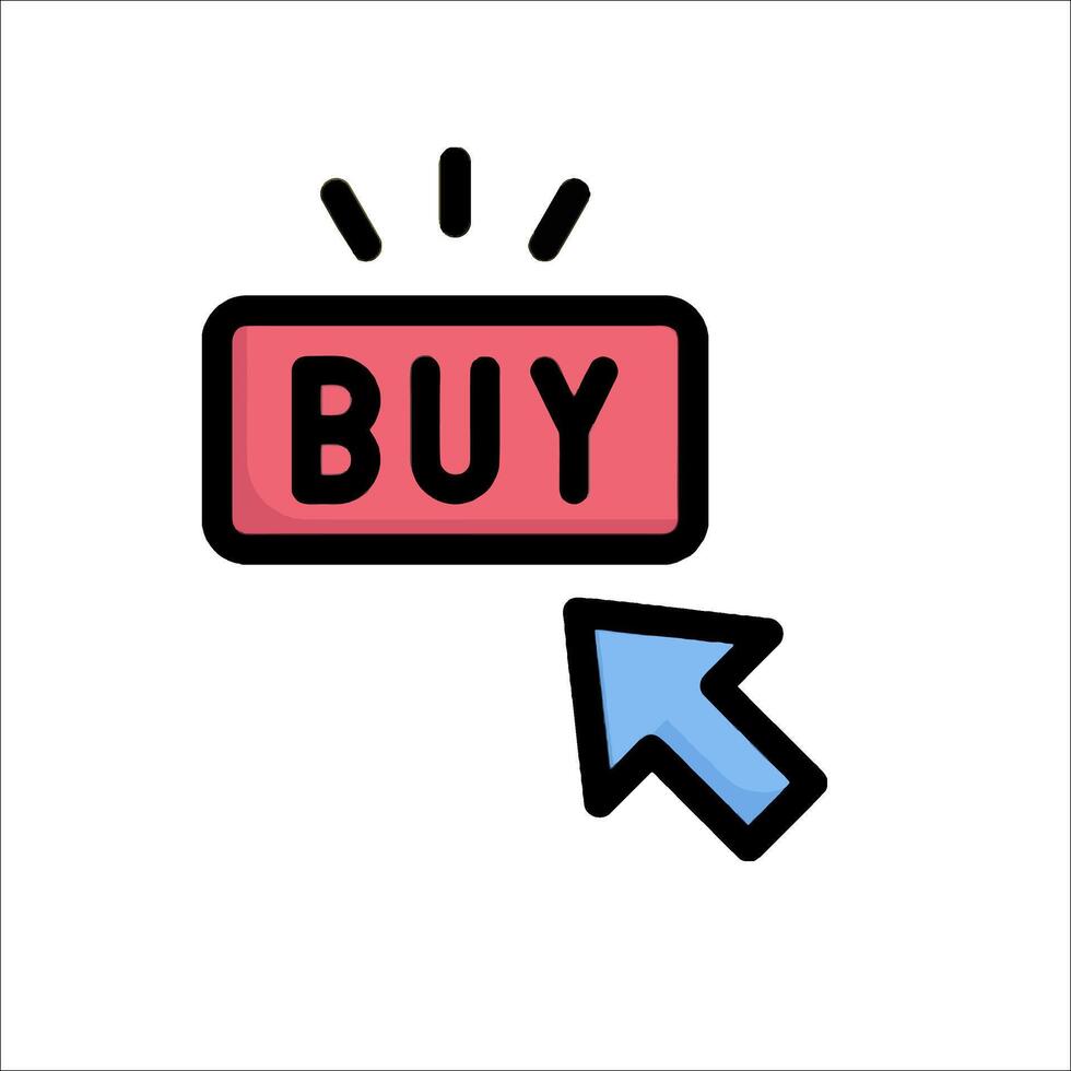 Buy icon illustration vector