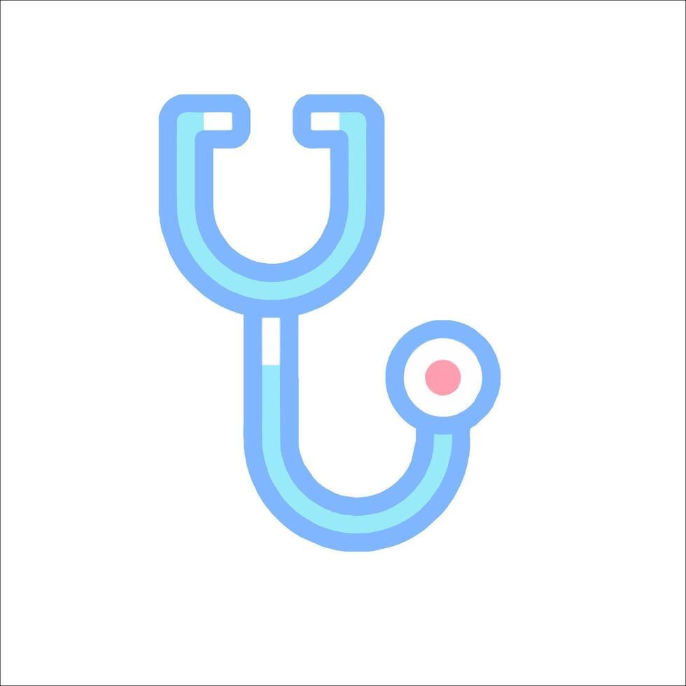 A stethoscope icon on a white background vector