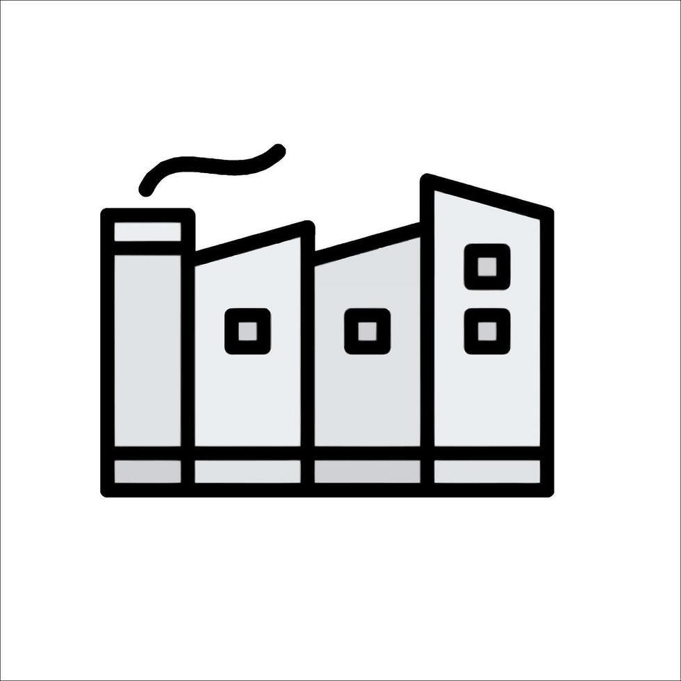 Factory factory icon illustration vector
