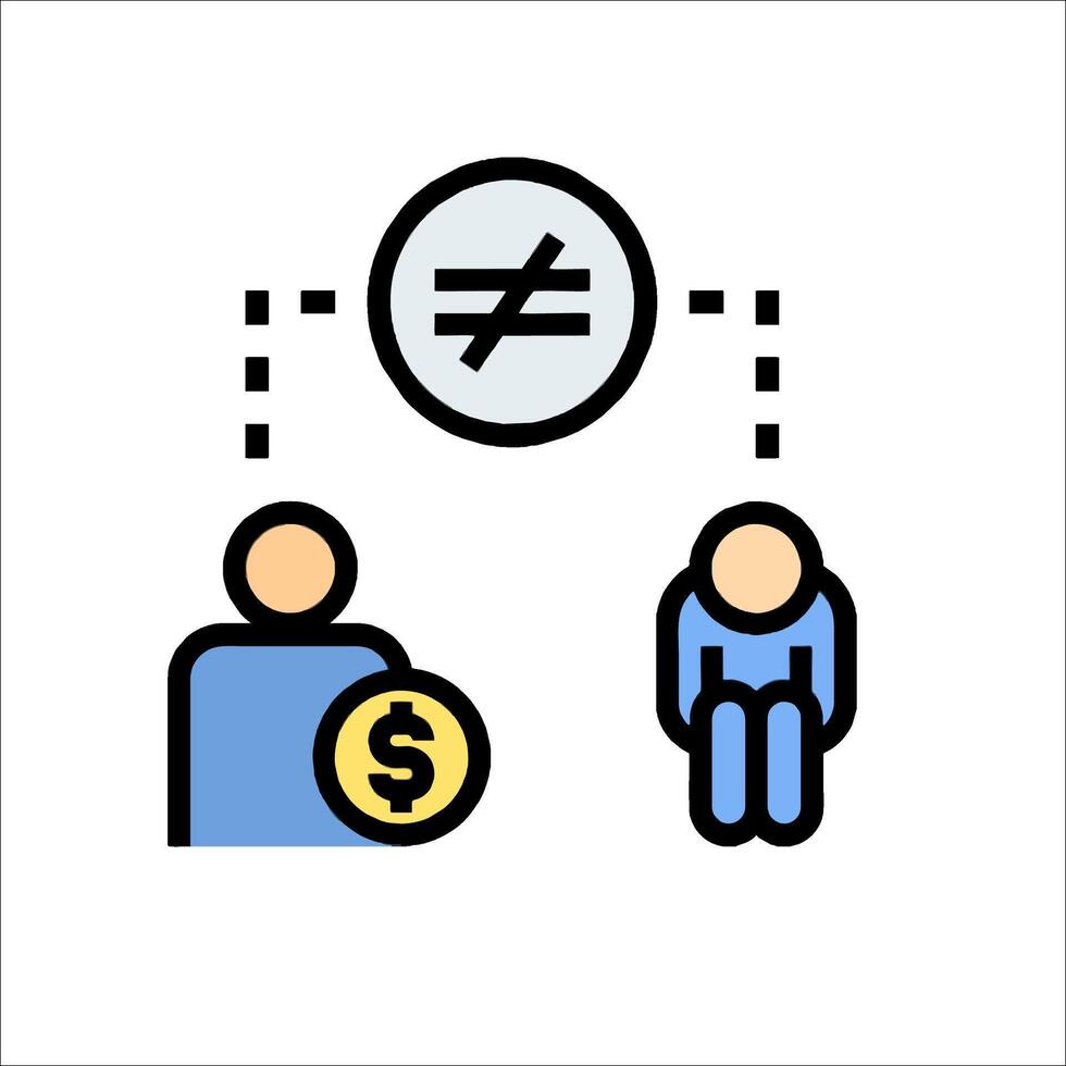 A man and woman are holding money and a dollar sign vector