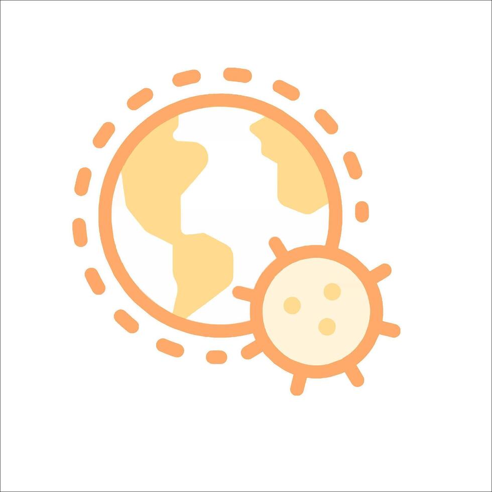 The world is surrounded by a virus vector