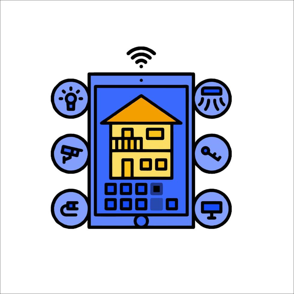 Smart home technology and the future of home automation vector
