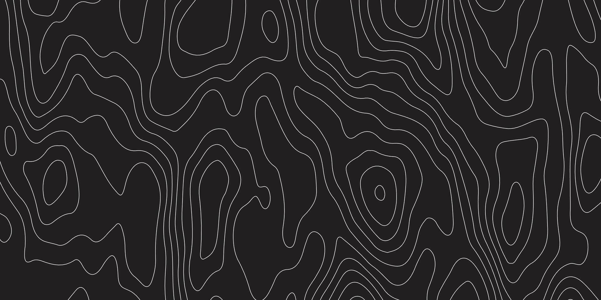 Topography wave background. Abstract topographic curve lines. vector