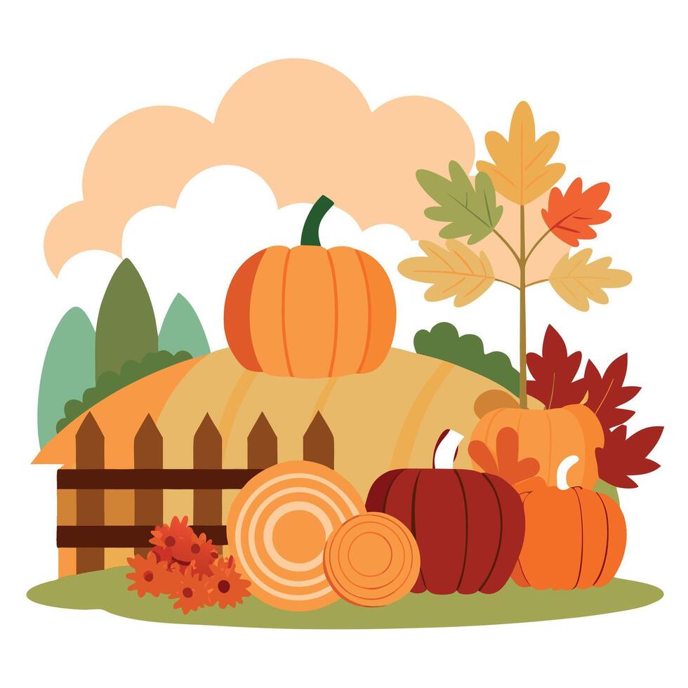 Pumpkins, pumpkins, pumpkins, pumpkins, pumpkins, pumpkins, vector