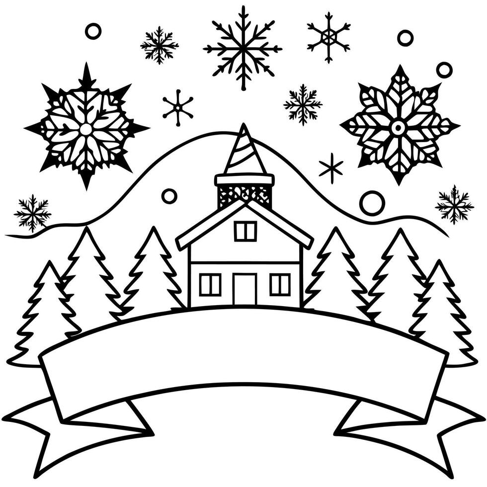 Beautiful winter background for christmas banners. created with vector