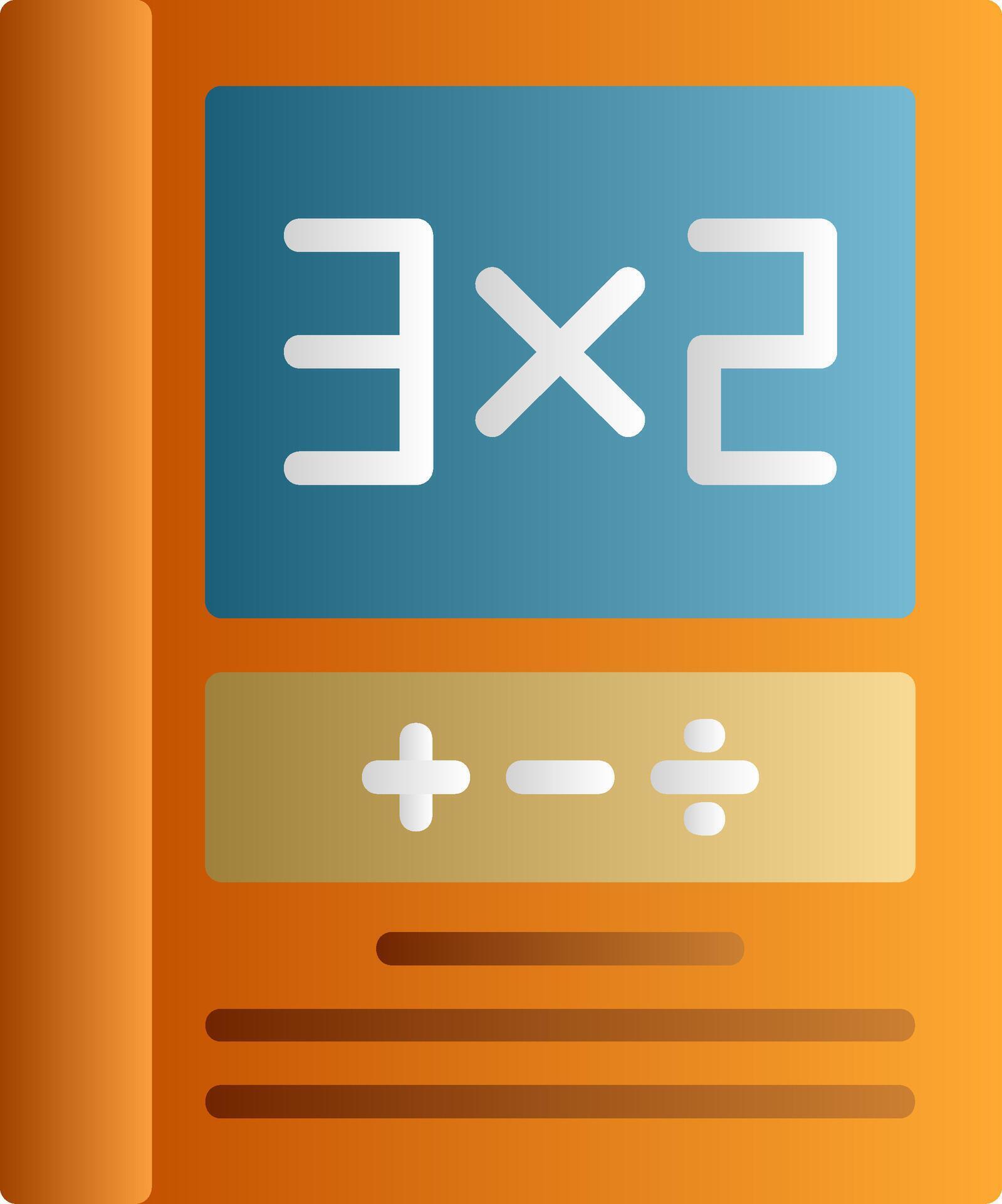 Maths Flat Gradient Icon 51862331 Vector Art at Vecteezy