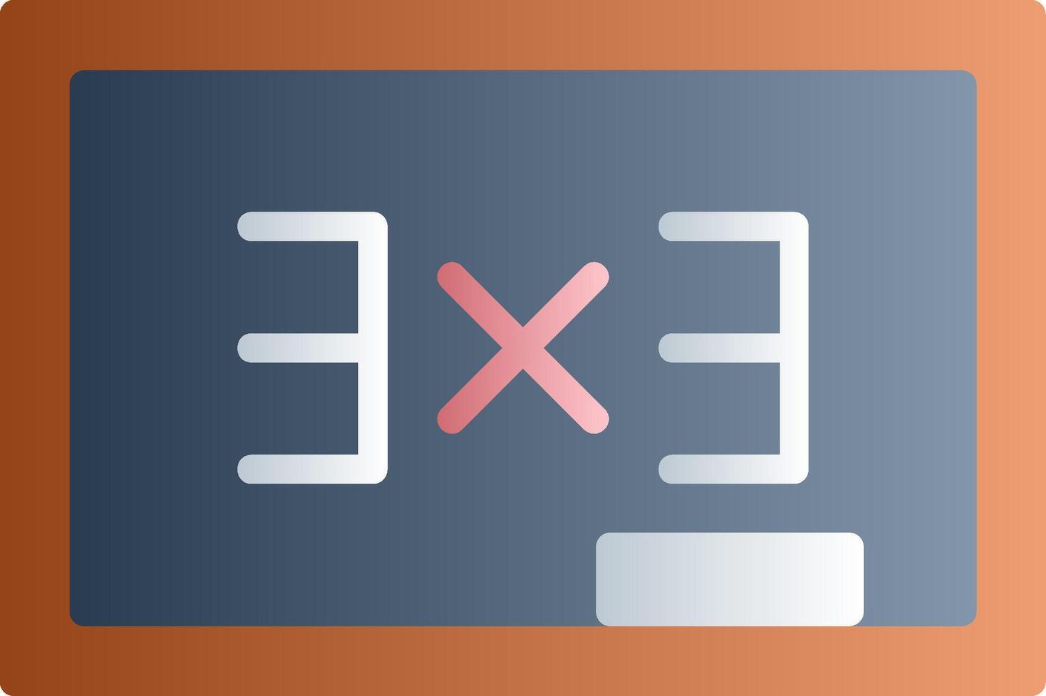 Blackboard Flat Gradient Icon vector