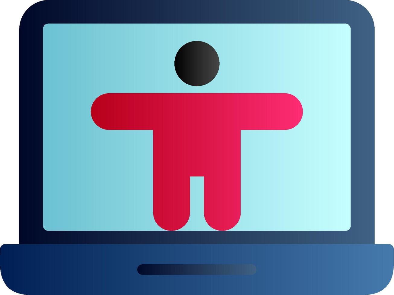 Accessibility Flat Gradient Icon vector