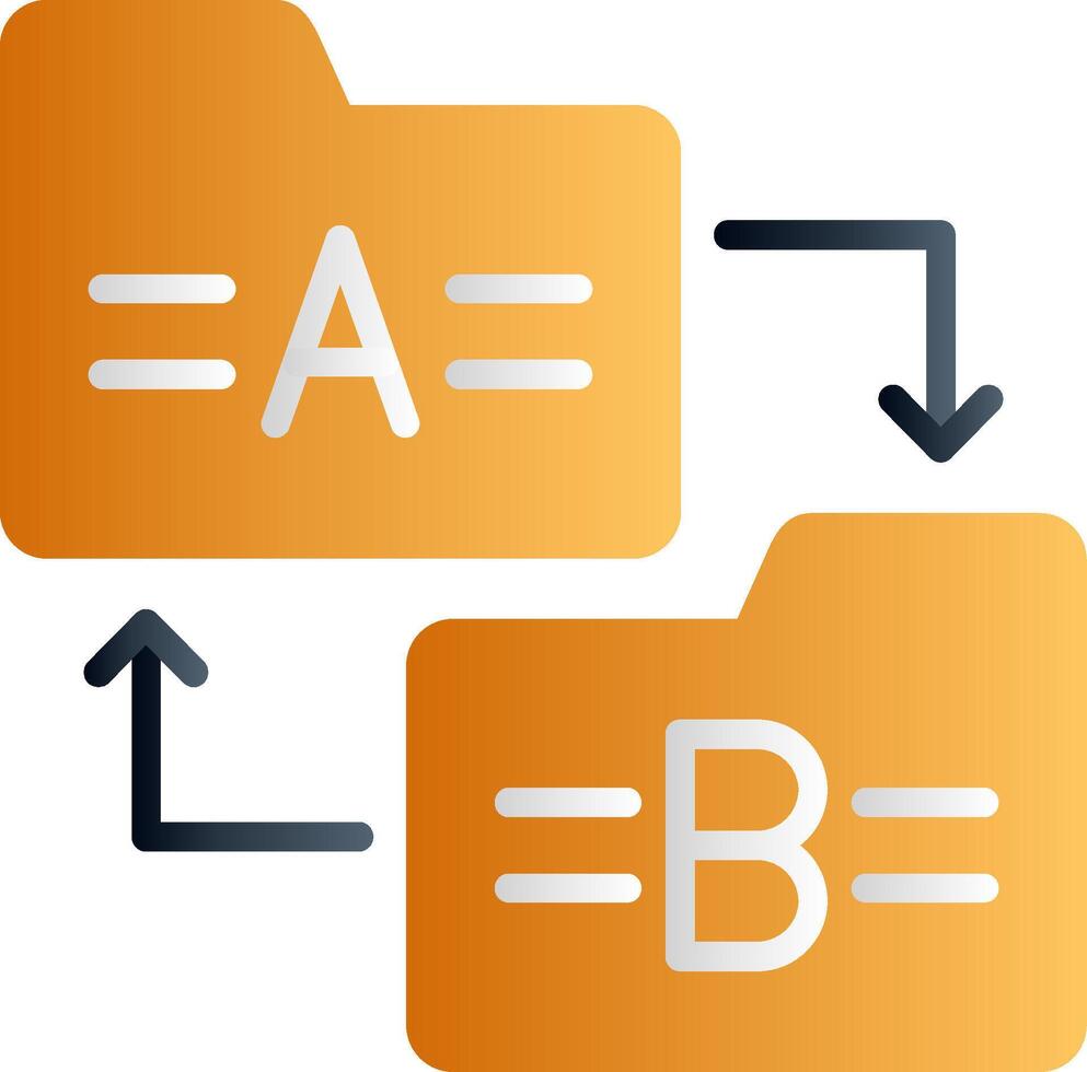Ab Testing Flat Gradient Icon 51862358 Vector Art at Vecteezy