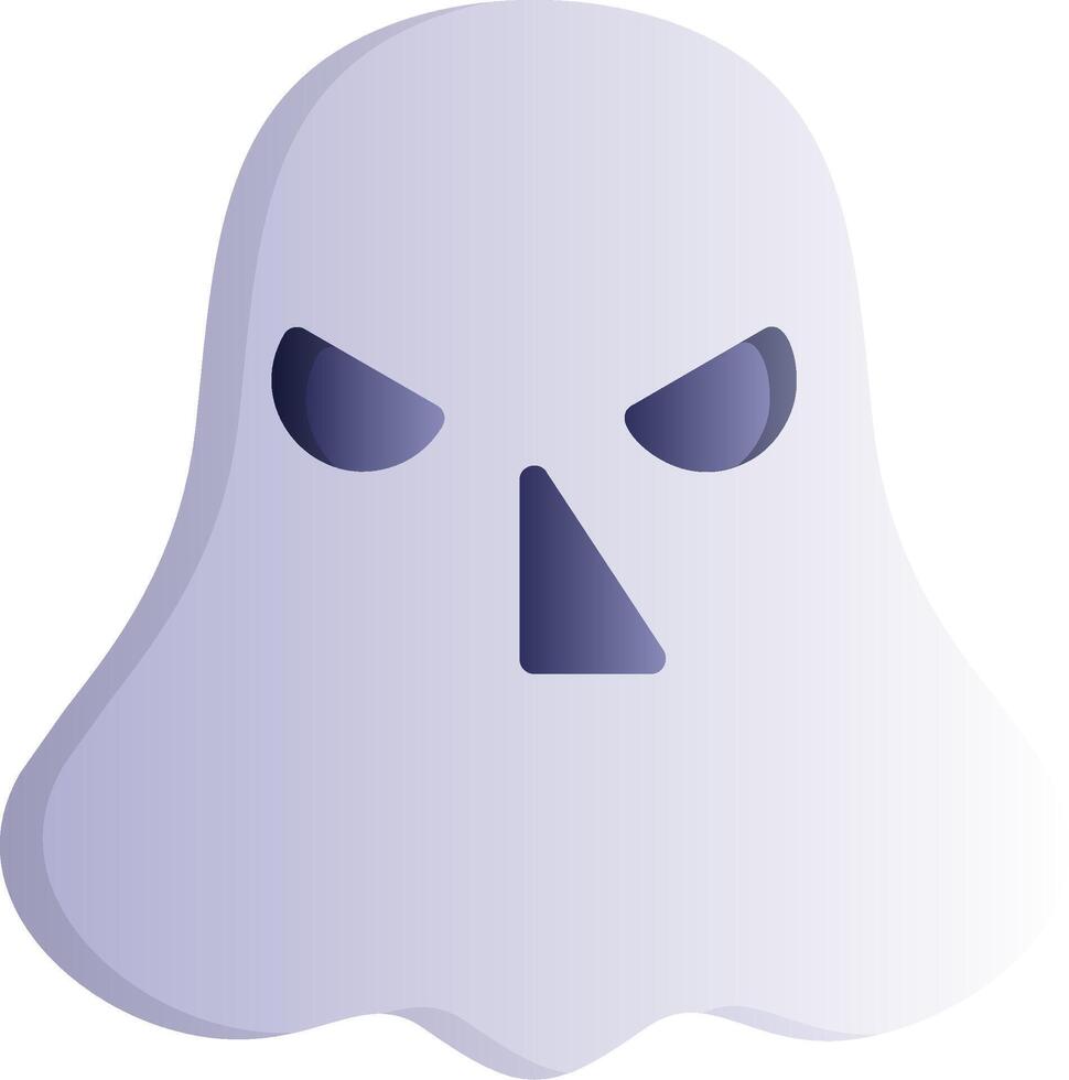 Ghost Flat Gradient Icon vector