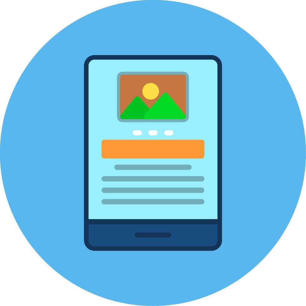 Flat Design Flat Multi Color Icon vector