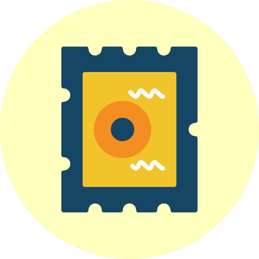 Chip Flat Multi Color Icon vector