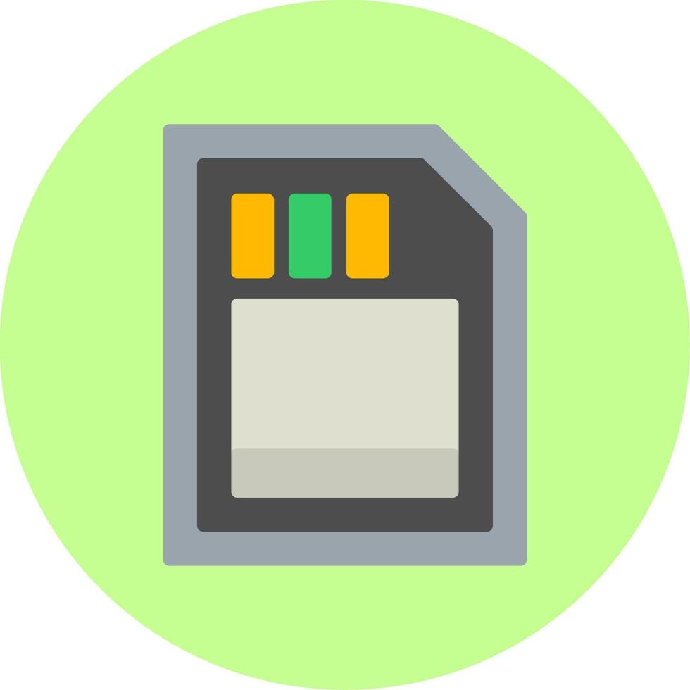 Camera Drive Flat Multi Color Icon vector