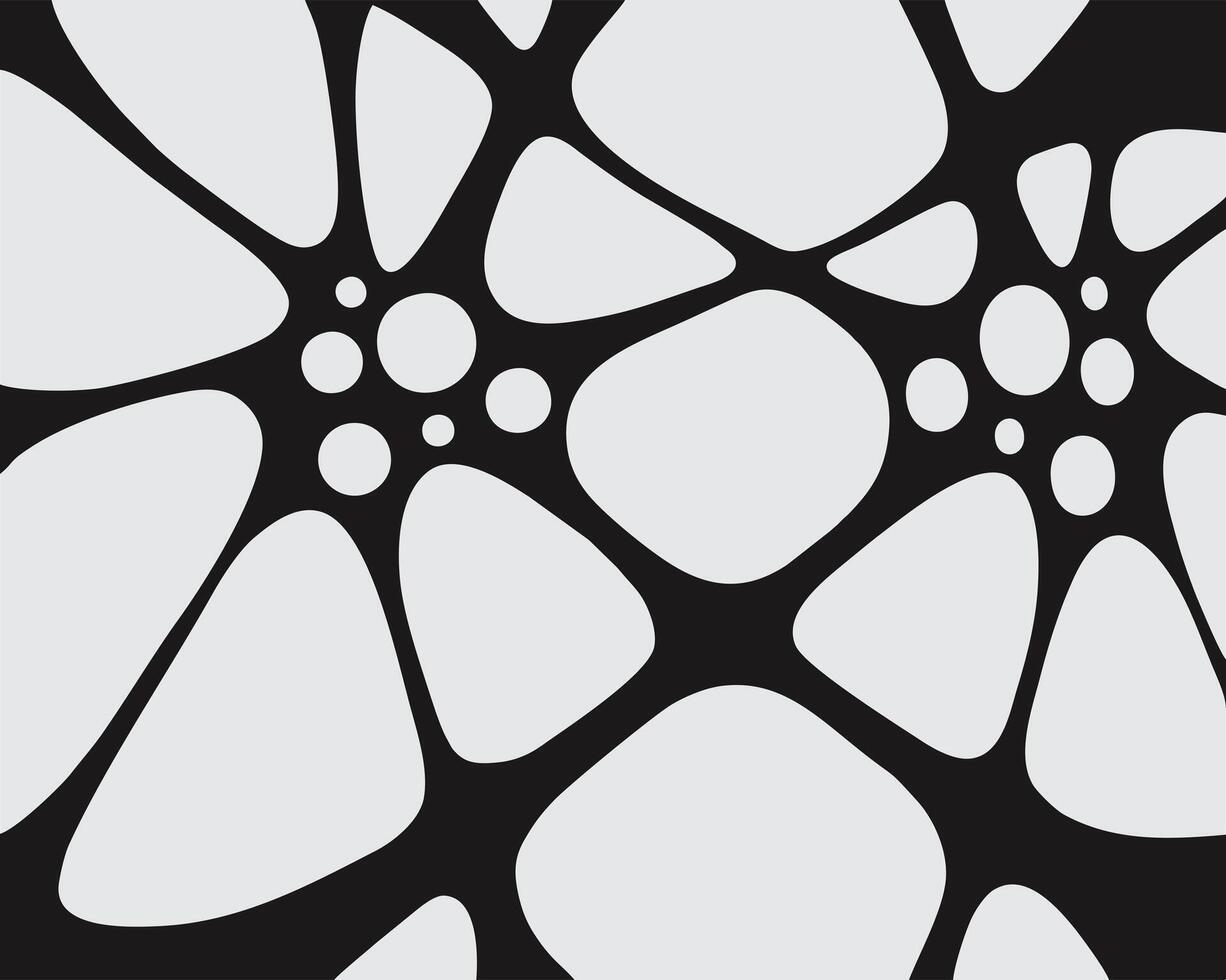 Biology cell synaps pattern background illustration biomorphism layout banner print art backdrop decorative editable vector
