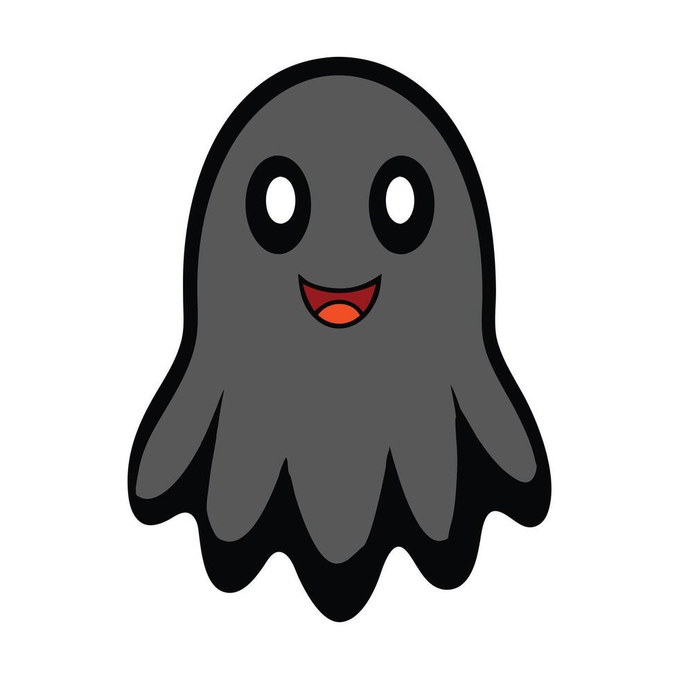 Adorable Halloween Ghost Design Cute Spooky vector