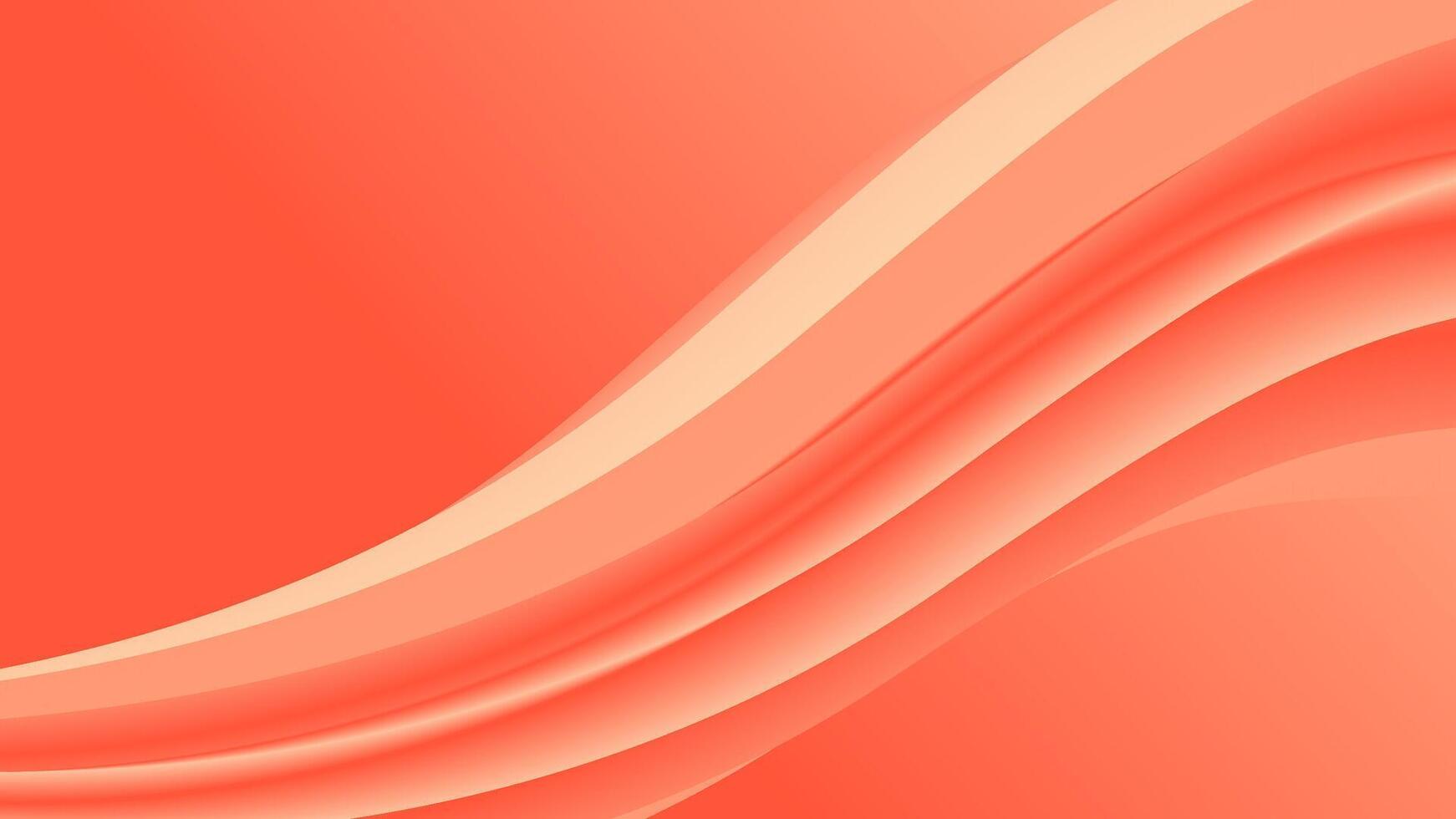 Dynamic abstract background featuring flowing orange waves and gradient textures. Ideal for website design, presentations, or marketing materials. vector