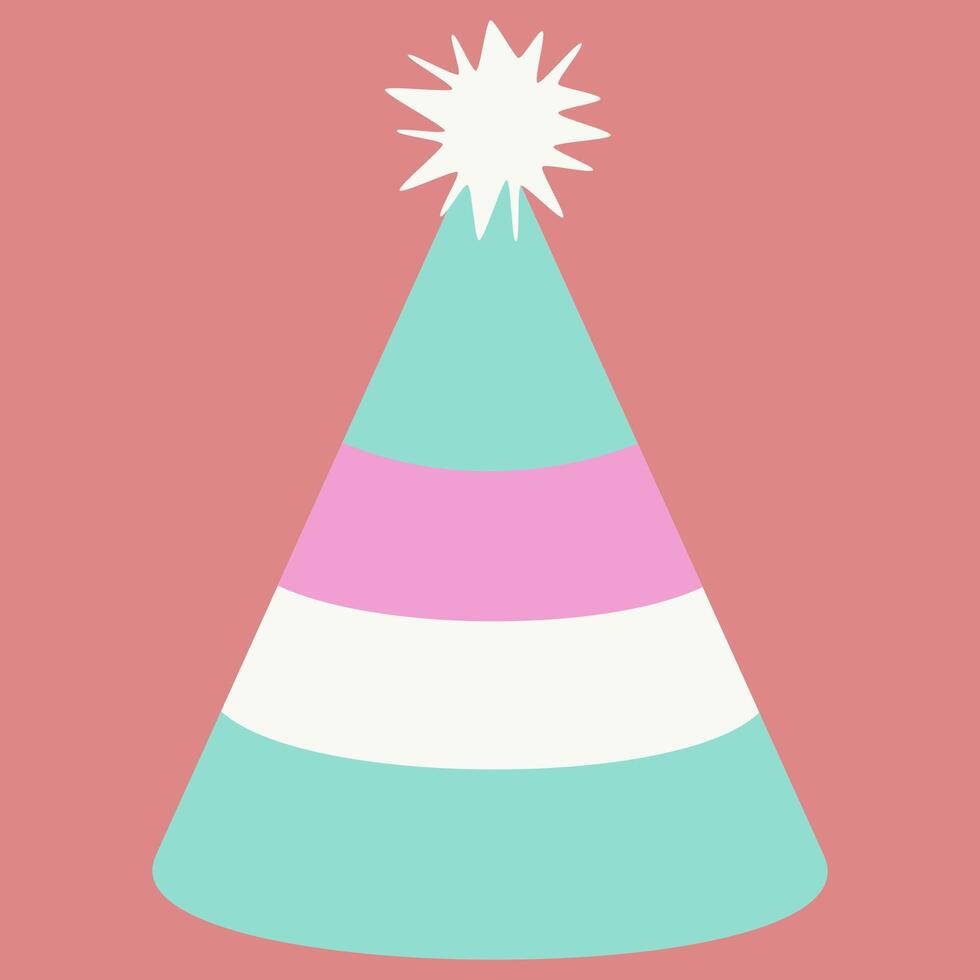 a party hat illustration vector