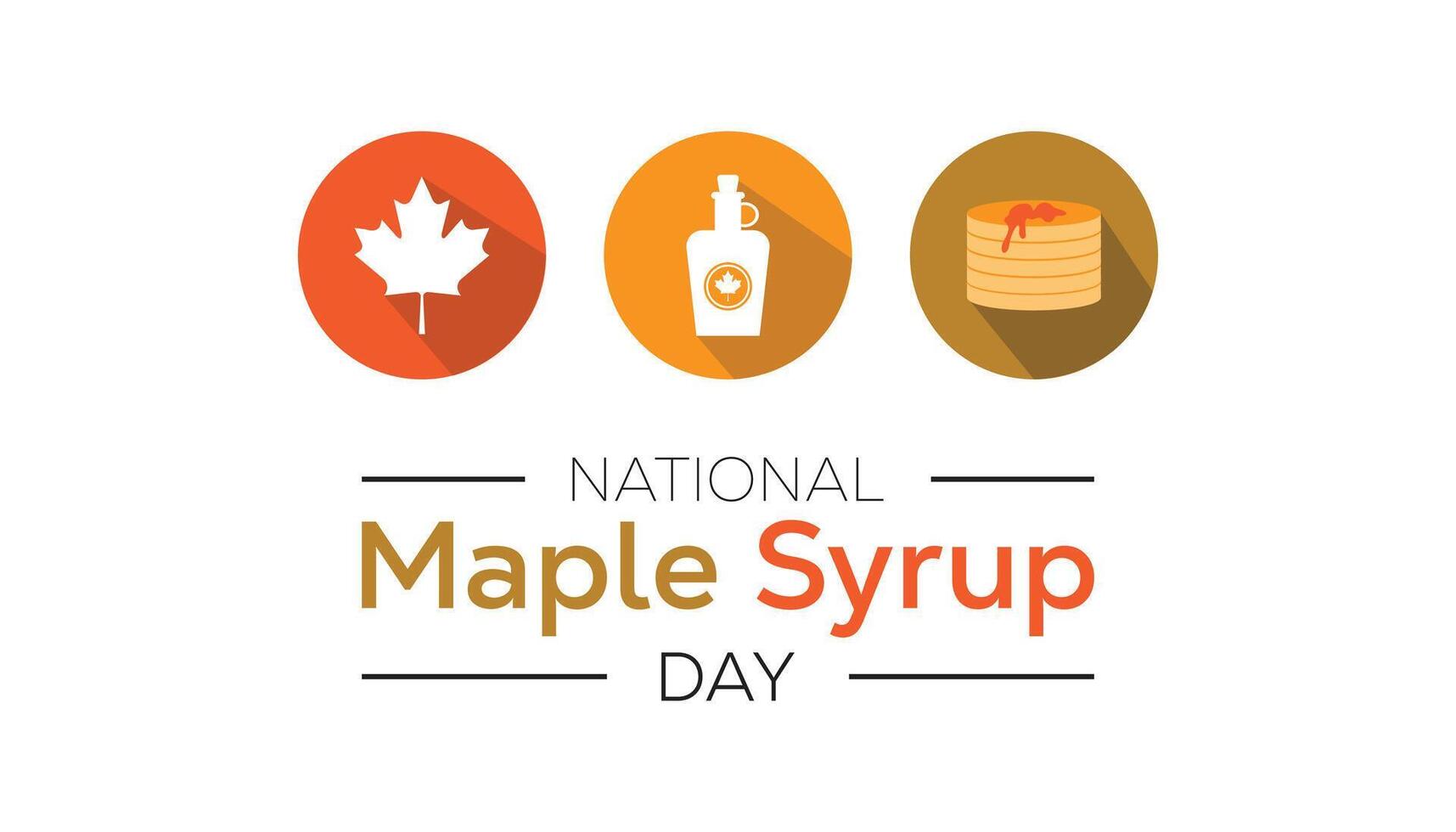 National Maple syrup day is observed every year on December. Food and Drink Awareness concept. background, placard, banner template illustration design. vector