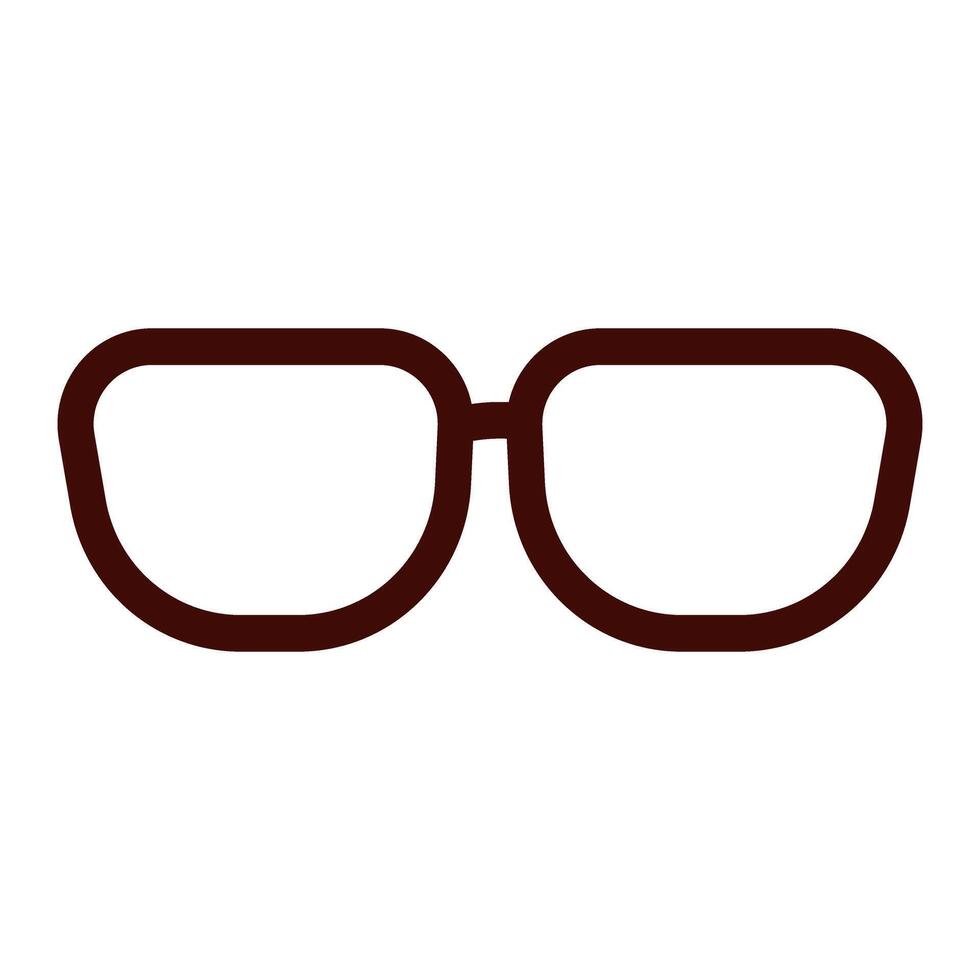 Glasses icon . Sunglasses illustration sign. blindness symbol or logo. vector